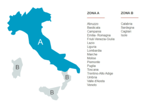 Spedizioni zona A -B